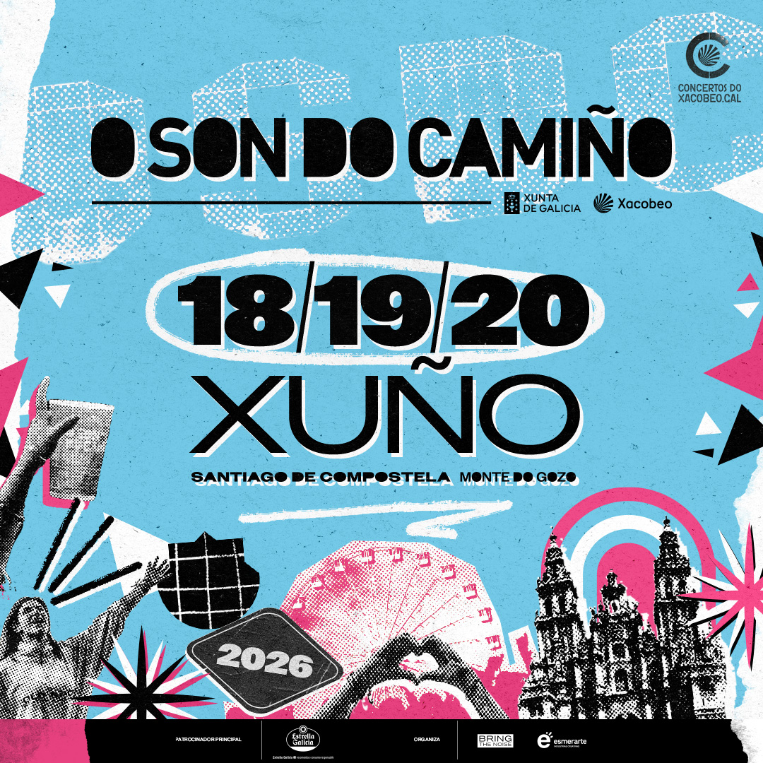 O Son Do Camiño 2026 ya tiene fechas: 18, 19 y 20 de junio en O Monte Do Gozo