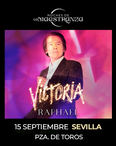 Raphael regresa a Sevilla de la mano del Festival “Noches de la Maestranza” 2023
