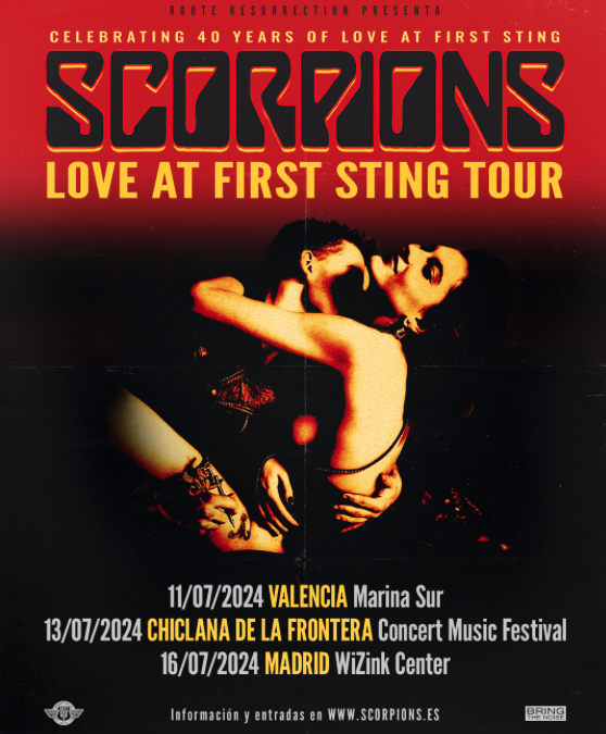 Scorpions: Love at first Sting Tour en España