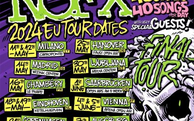 NOFX dará su último concierto en Madrid el próximo 14 de Mayo