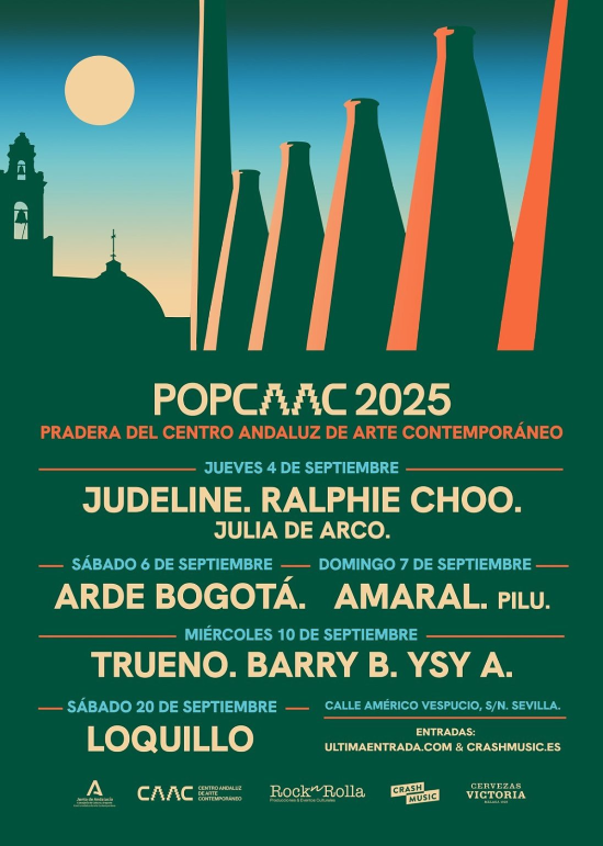 El Pop CAAC 2025 convertirá Sevilla en el gran escenario del final del verano