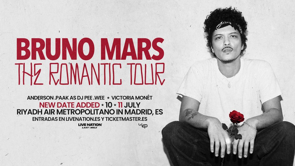 Bruno Mars, Cabecera