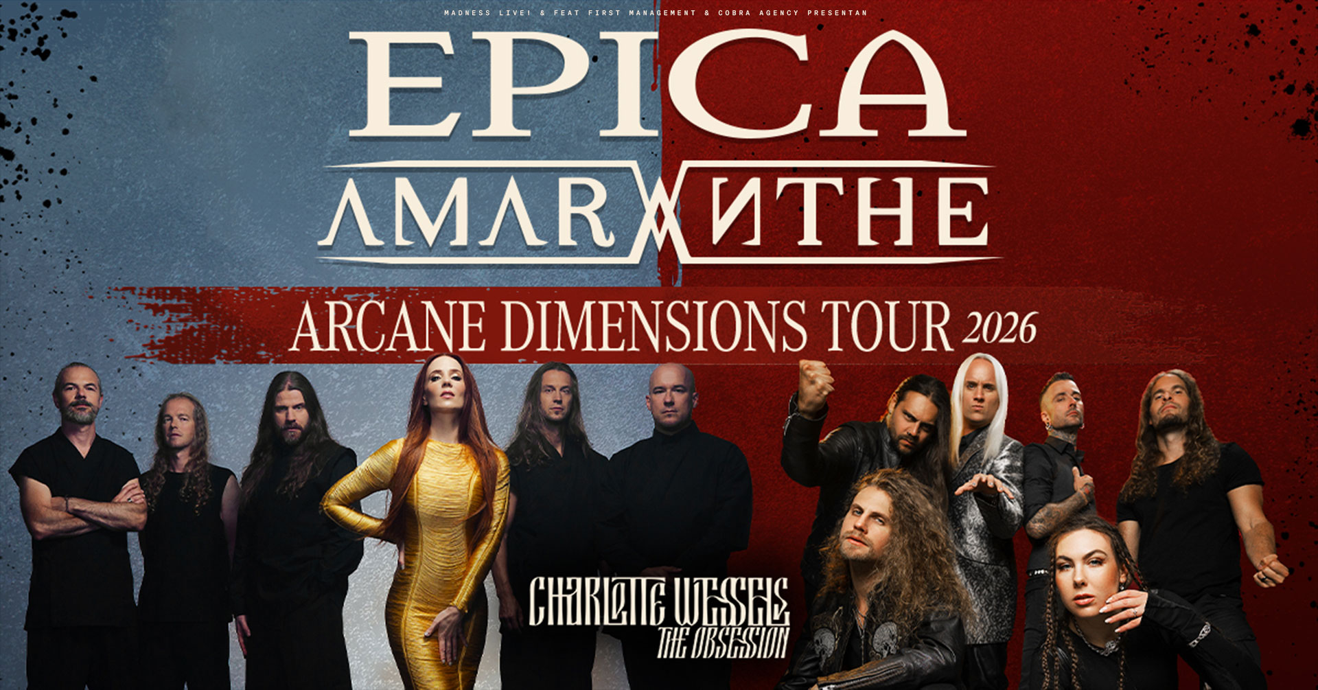Epica y Amaranthe unirán fuerzas en su gira europea ‘Arcane Dimensions’