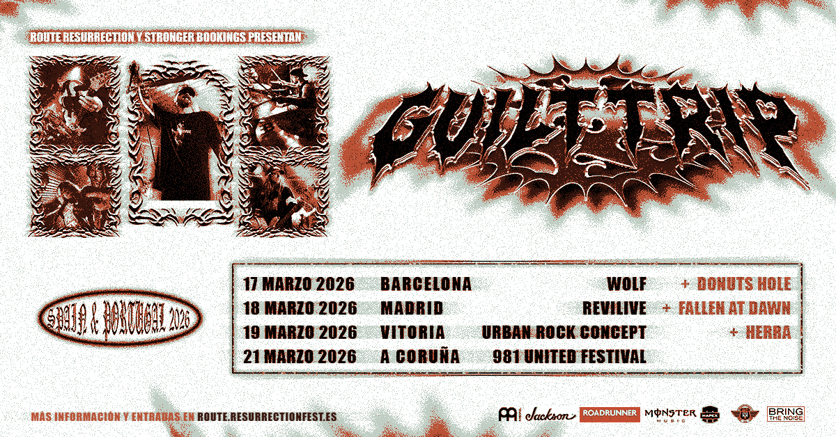 Guilt Trip vuelve a España en Marzo de 2026