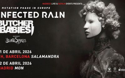 Gira conjunta de Infected Rain y Butcher Babies en Abril de 2026