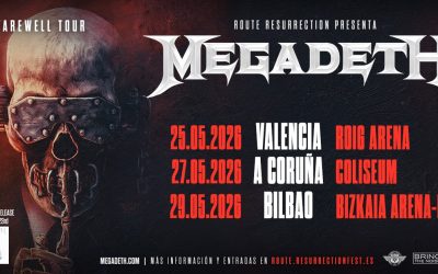 Megadeth anuncia a los artistas invitados para sus últimos conciertos en España dentro de “The Farewell Tour 2026”