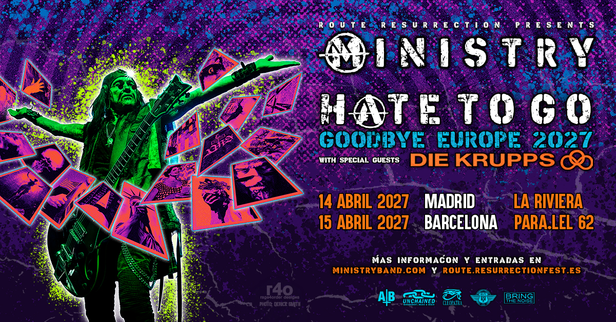 Ministry anuncia su despedida con dos conciertos en España en 2027