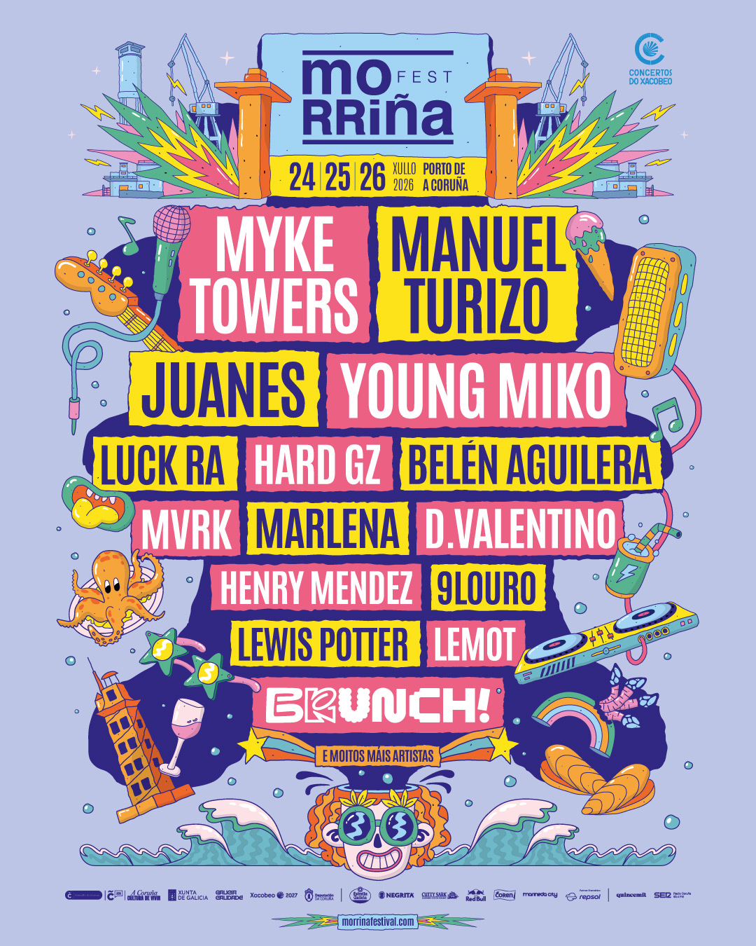 Morriña Festival 2026 suma nuevos artistas y Brunch Electronik para consolidar su posición como uno de los grandes festivales del verano en Galicia