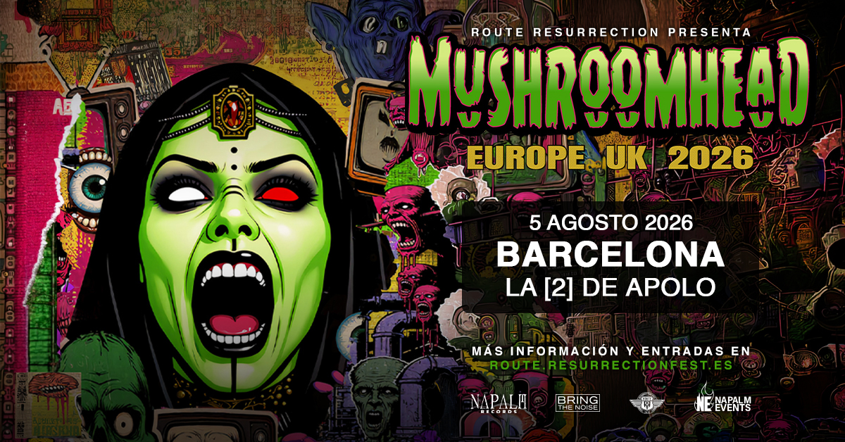 Nueva Route Resurrection: Mushroomhead actuarán en Barcelona este verano