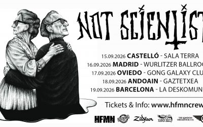 Not Scientists presentarán su nuevo álbum «Voices» en cinco fechas exclusivas en la península este septiembre