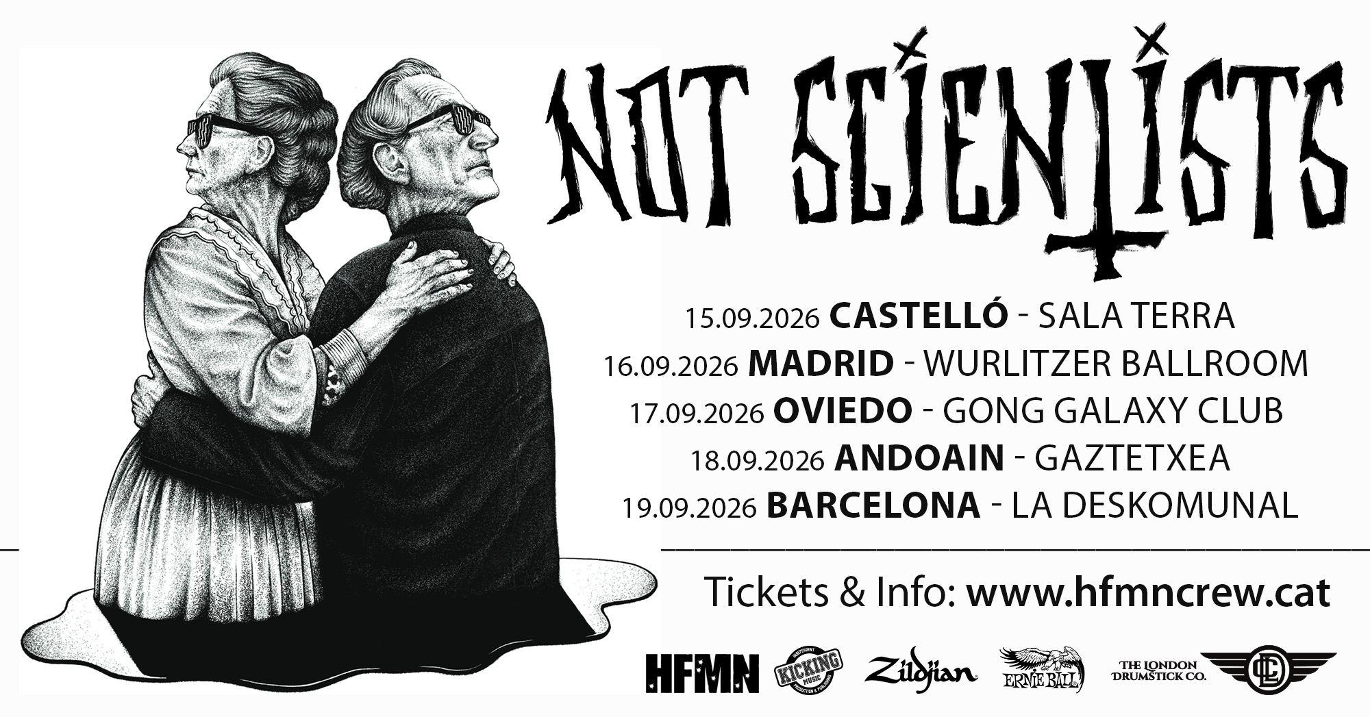 Not Scientists presentarán su nuevo álbum «Voices» en cinco fechas exclusivas en la península este septiembre