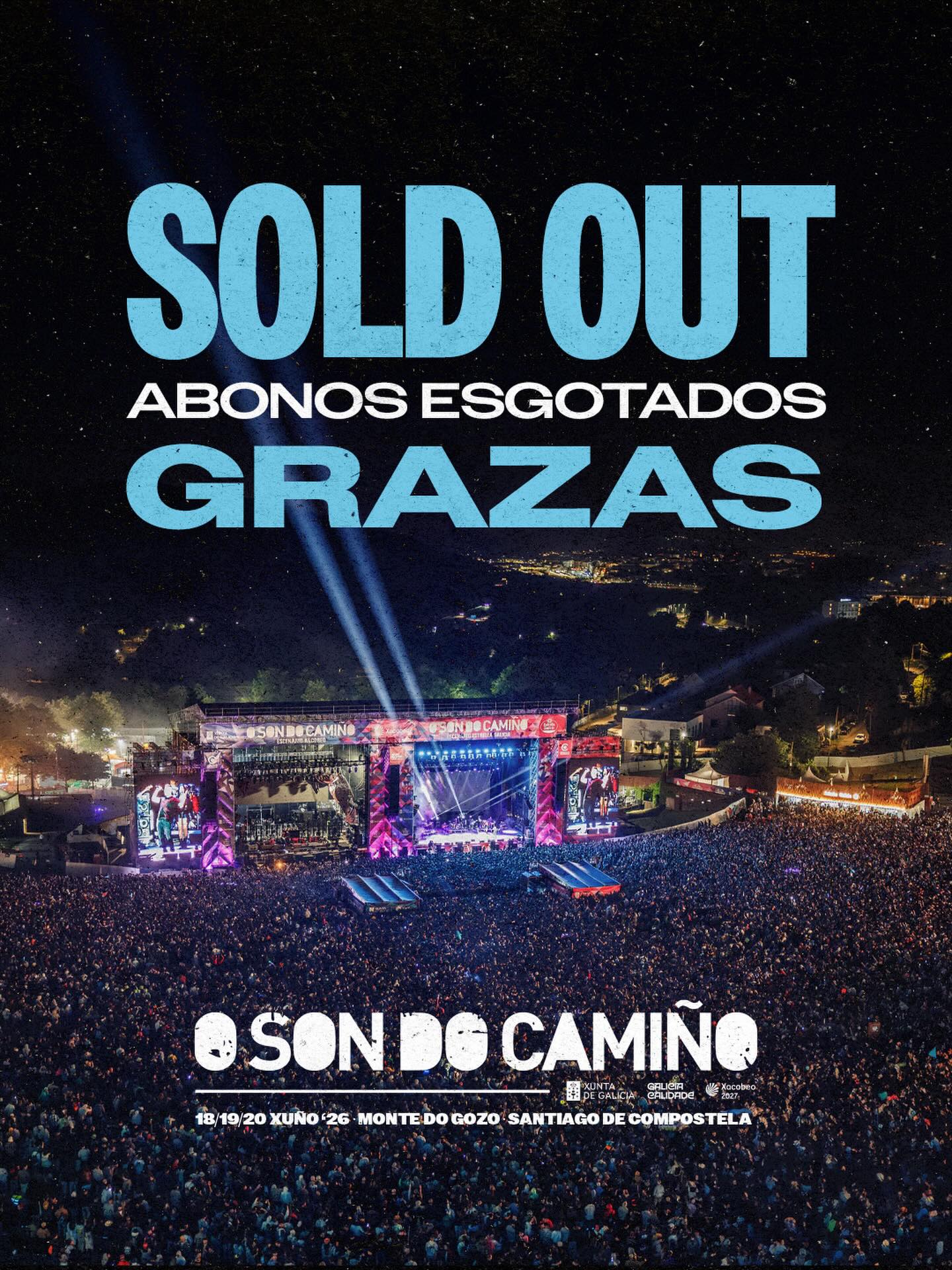 O Son Do Camiño lo vuelve a hacer: Agota los abonos para su edición de 2026