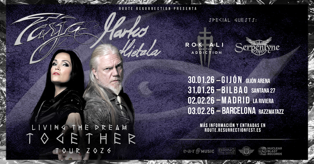 Ya queda menos para la gira de Tarja Turunen y Marko Hietala por España