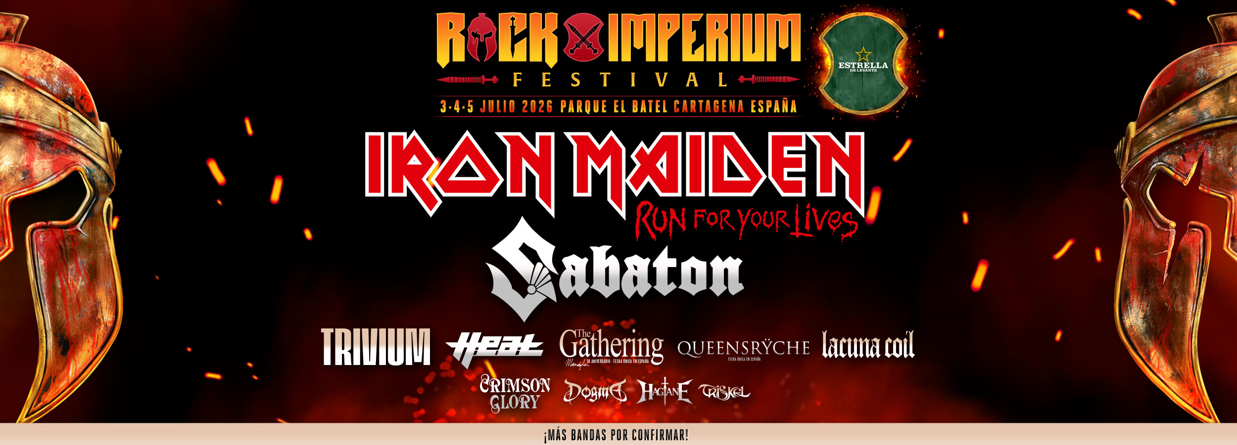 Iron Maiden encabeza el Rock Imperium Festival 2026
