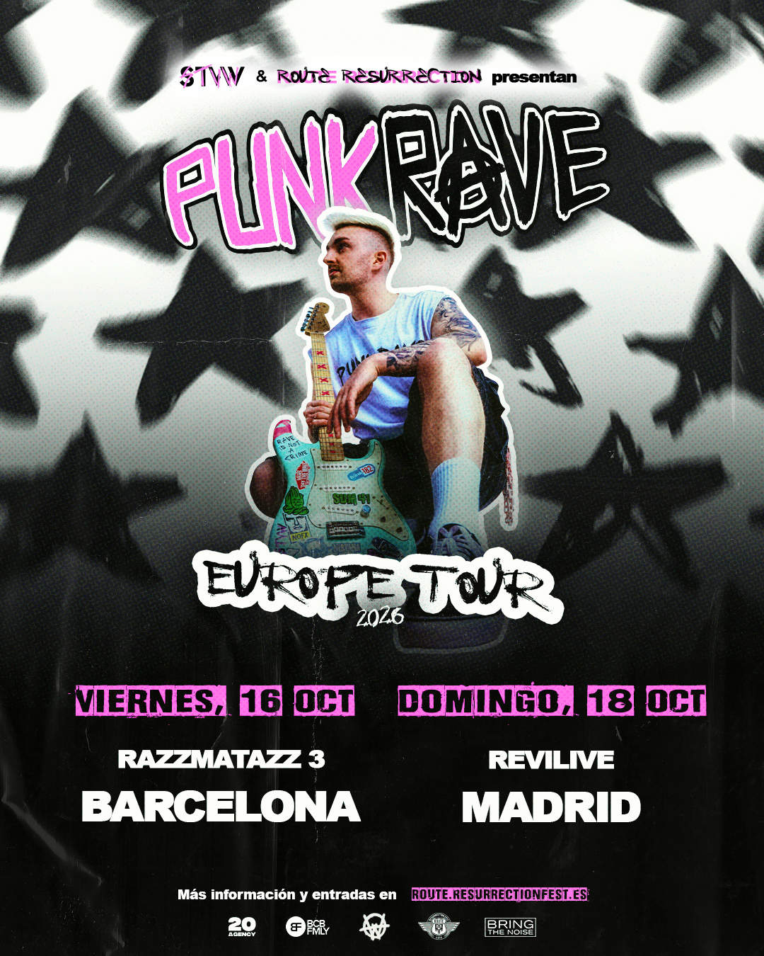 ¡El fenómeno internacional STVW – Punk Rave llega a nuestro país!