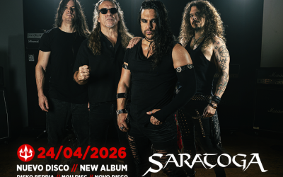 Saratoga anuncia su nuevo álbum para el viernes 24 de abril de 2026
