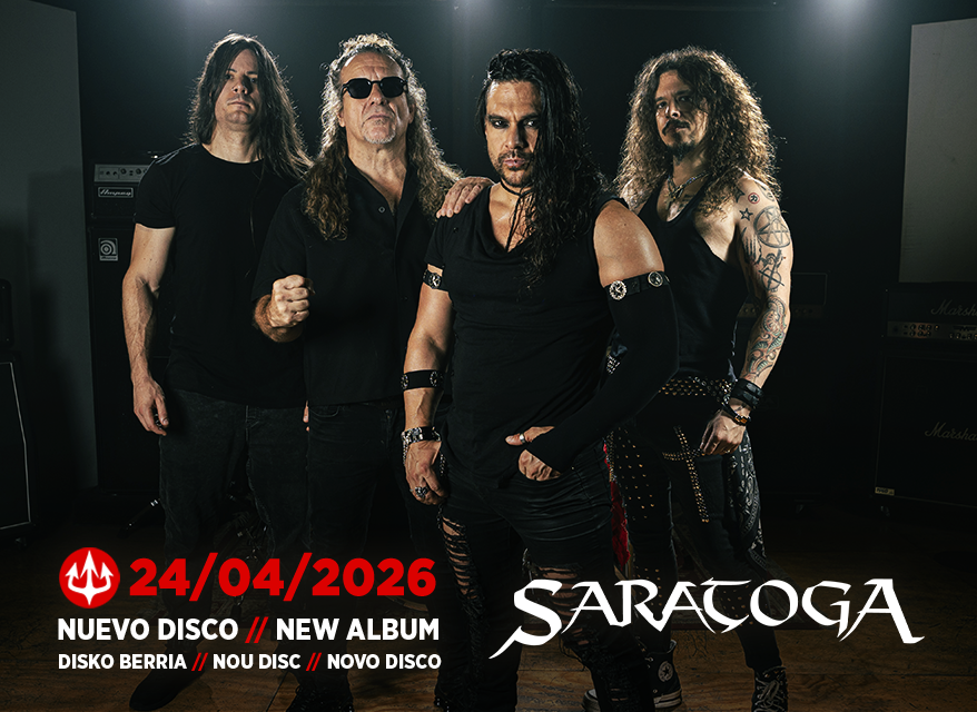 Saratoga anuncia su nuevo álbum para el viernes 24 de abril de 2026
