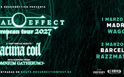 Nueva Route Resurrection: The Halo Effect anuncian su regreso a España en 2027 junto a Lacuna Coil