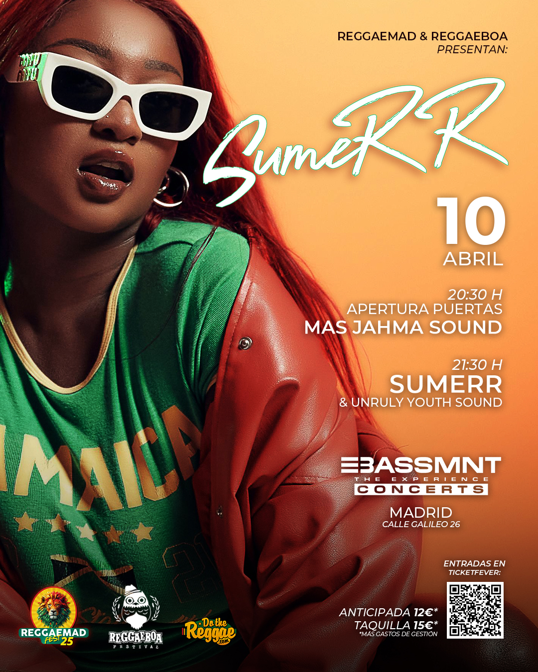 La cantante de reggae canaria Sumerr llega a Madrid