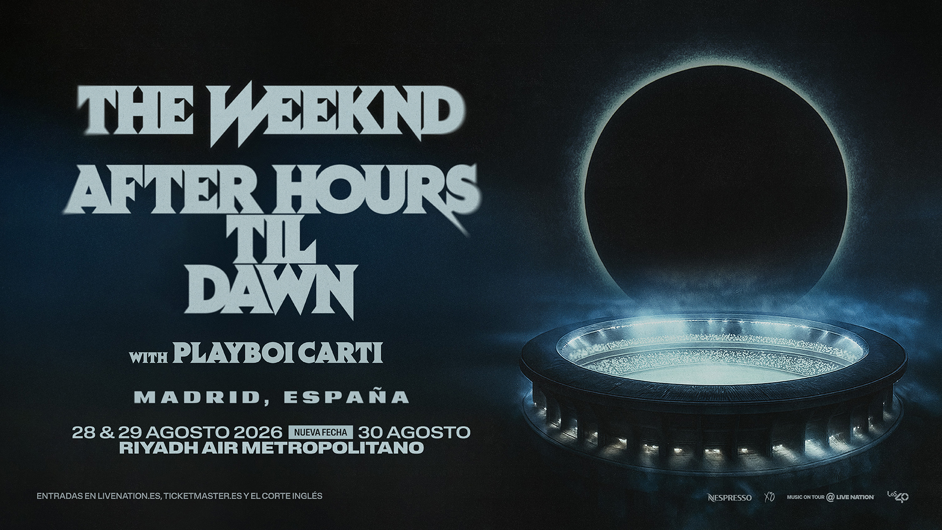 ¡The Weeknd anuncia una tercera fecha en Madrid!